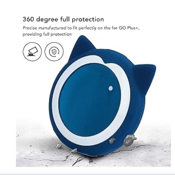 BNWT Blue Silicone Case for Poke GO Plus +, Soft Silicone Wrist Strap Pikachu - Picture 6 of 11